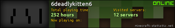 6deadlykitten6 userbar 560x90