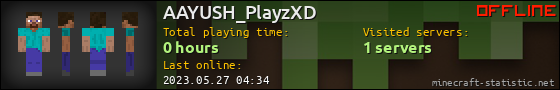 AAYUSH_PlayzXD userbar 560x90