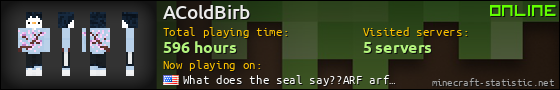 AColdBirb userbar 560x90