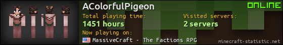 AColorfulPigeon userbar 560x90