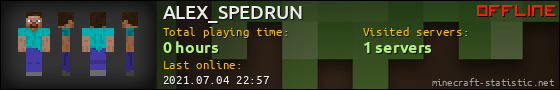 ALEX_SPEDRUN userbar 560x90