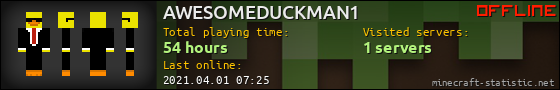 AWESOMEDUCKMAN1 userbar 560x90