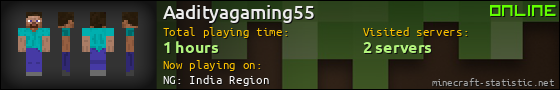 Aadityagaming55 userbar 560x90