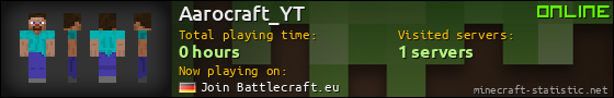 Aarocraft_YT userbar 560x90