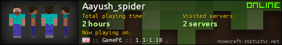 Aayush_spider userbar 560x90