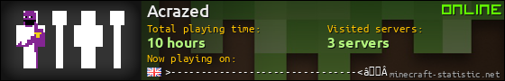 Acrazed userbar 560x90