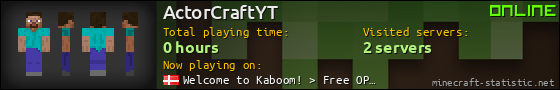 ActorCraftYT userbar 560x90