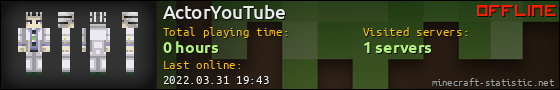 ActorYouTube userbar 560x90