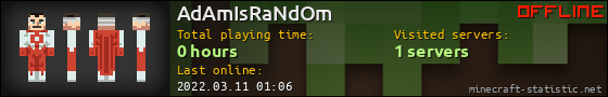 AdAmIsRaNdOm userbar 560x90