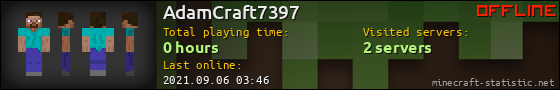 AdamCraft7397 userbar 560x90