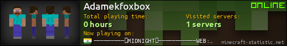 Adamekfoxbox userbar 560x90