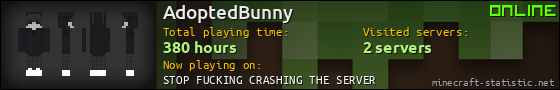 AdoptedBunny userbar 560x90