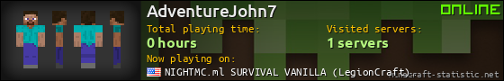 AdventureJohn7 userbar 560x90