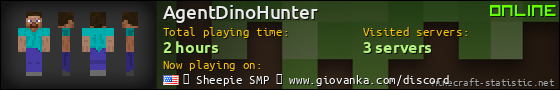 AgentDinoHunter userbar 560x90