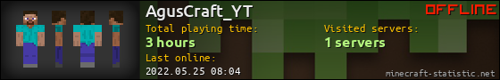 AgusCraft_YT userbar 560x90