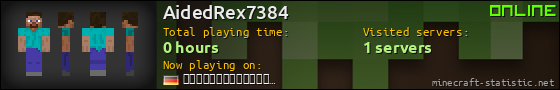 AidedRex7384 userbar 560x90