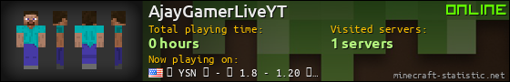 AjayGamerLiveYT userbar 560x90