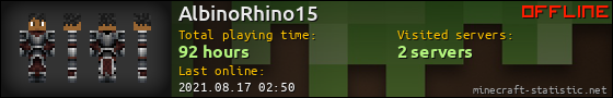 AlbinoRhino15 userbar 560x90