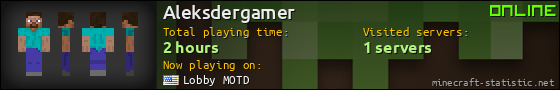 Aleksdergamer userbar 560x90