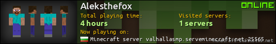 Aleksthefox userbar 560x90