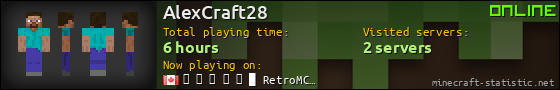 AlexCraft28 userbar 560x90