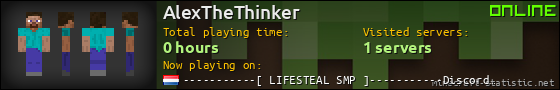 AlexTheThinker userbar 560x90