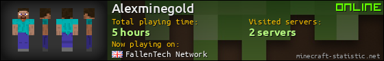 Alexminegold userbar 560x90