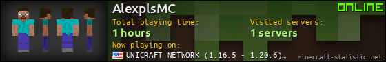 AlexplsMC userbar 560x90