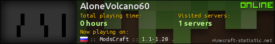 AloneVolcano60 userbar 560x90