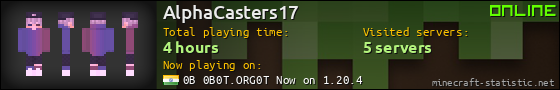 AlphaCasters17 userbar 560x90