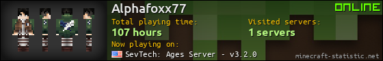 Alphafoxx77 userbar 560x90