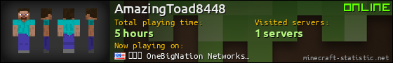 AmazingToad8448 userbar 560x90