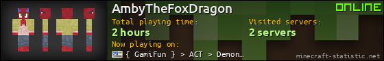 AmbyTheFoxDragon userbar 560x90