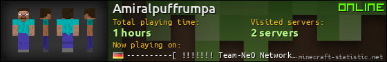 Amiralpuffrumpa userbar 560x90