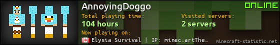 AnnoyingDoggo userbar 560x90