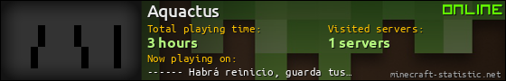 Aquactus userbar 560x90