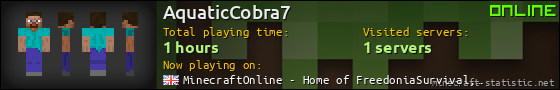 AquaticCobra7 userbar 560x90