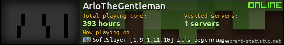 ArloTheGentleman userbar 560x90