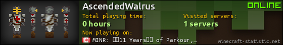 AscendedWalrus userbar 560x90