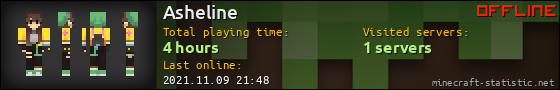 Asheline userbar 560x90