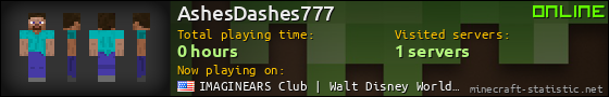 AshesDashes777 userbar 560x90