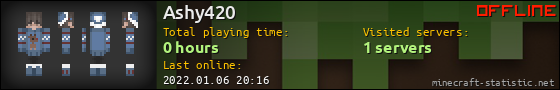 Ashy420 userbar 560x90