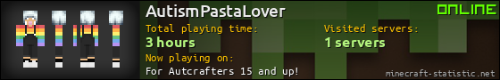 AutismPastaLover userbar 560x90