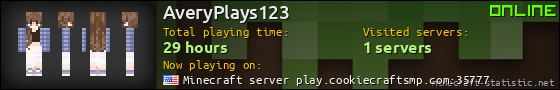 AveryPlays123 userbar 560x90