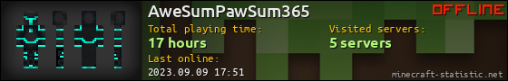 AweSumPawSum365 userbar 560x90