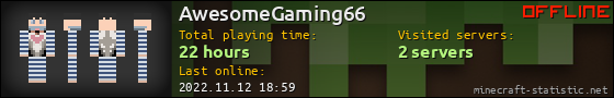 AwesomeGaming66 userbar 560x90