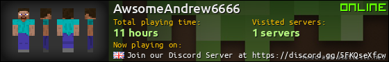 AwsomeAndrew6666 userbar 560x90