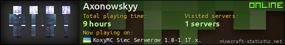 Axonowskyy userbar 560x90