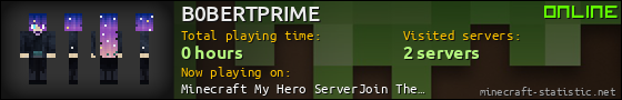 B0BERTPRIME userbar 560x90