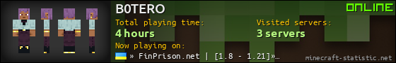 B0TERO userbar 560x90